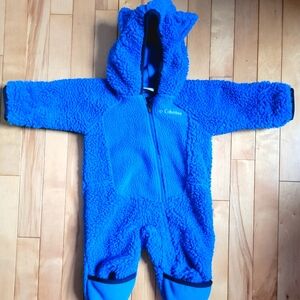 Columbia fleece bunting suit